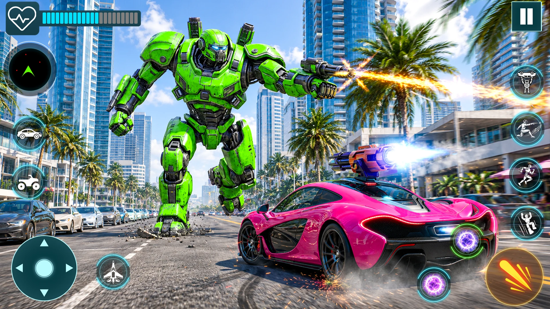 Robot Car Transform Battle screenshot