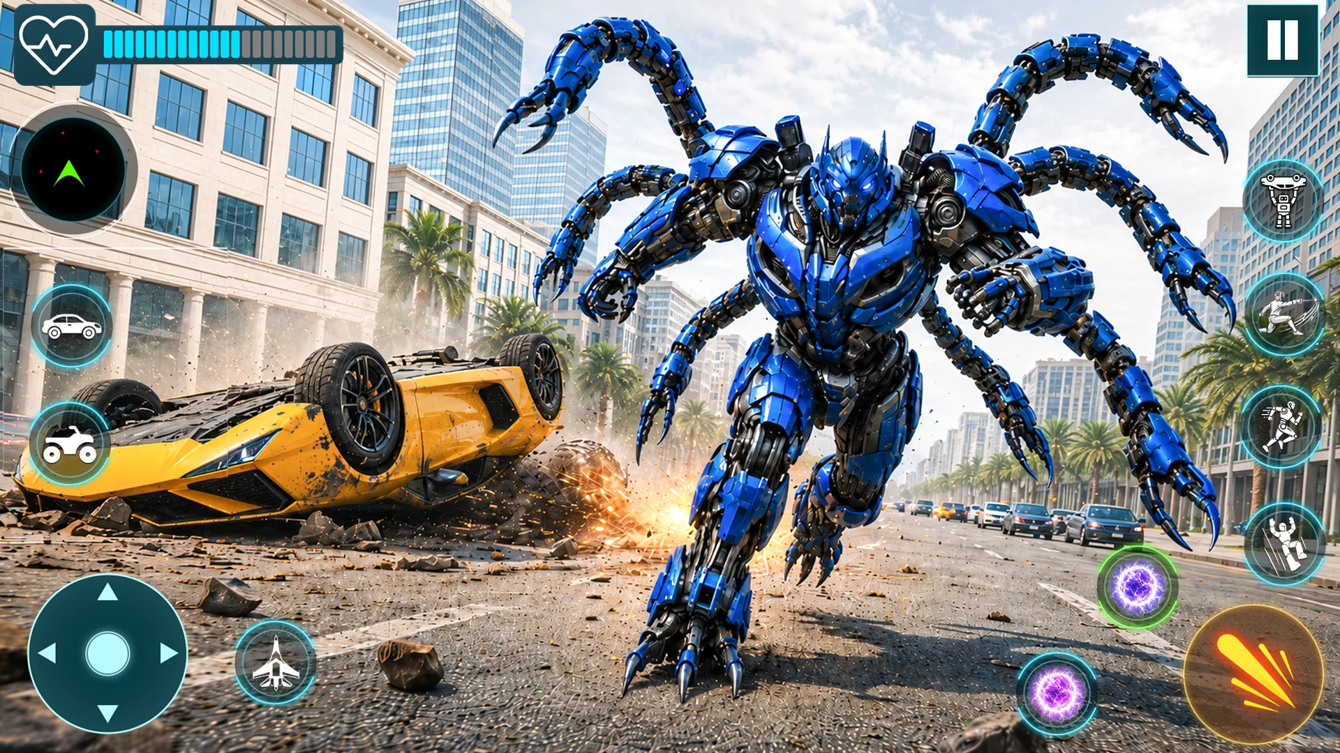 Robot Car Transform Battle screenshot