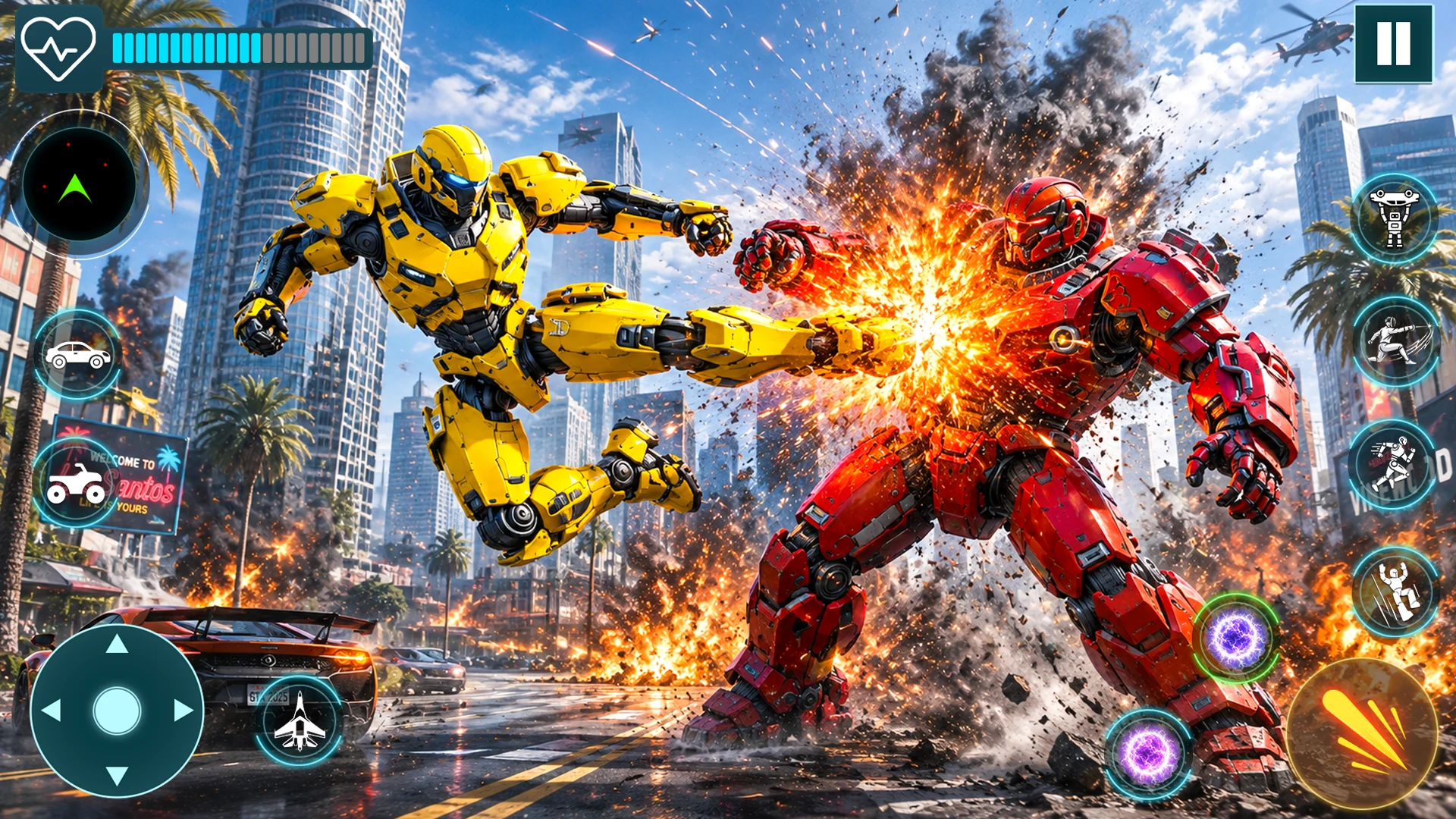 Robot Car Transform Battle screenshot