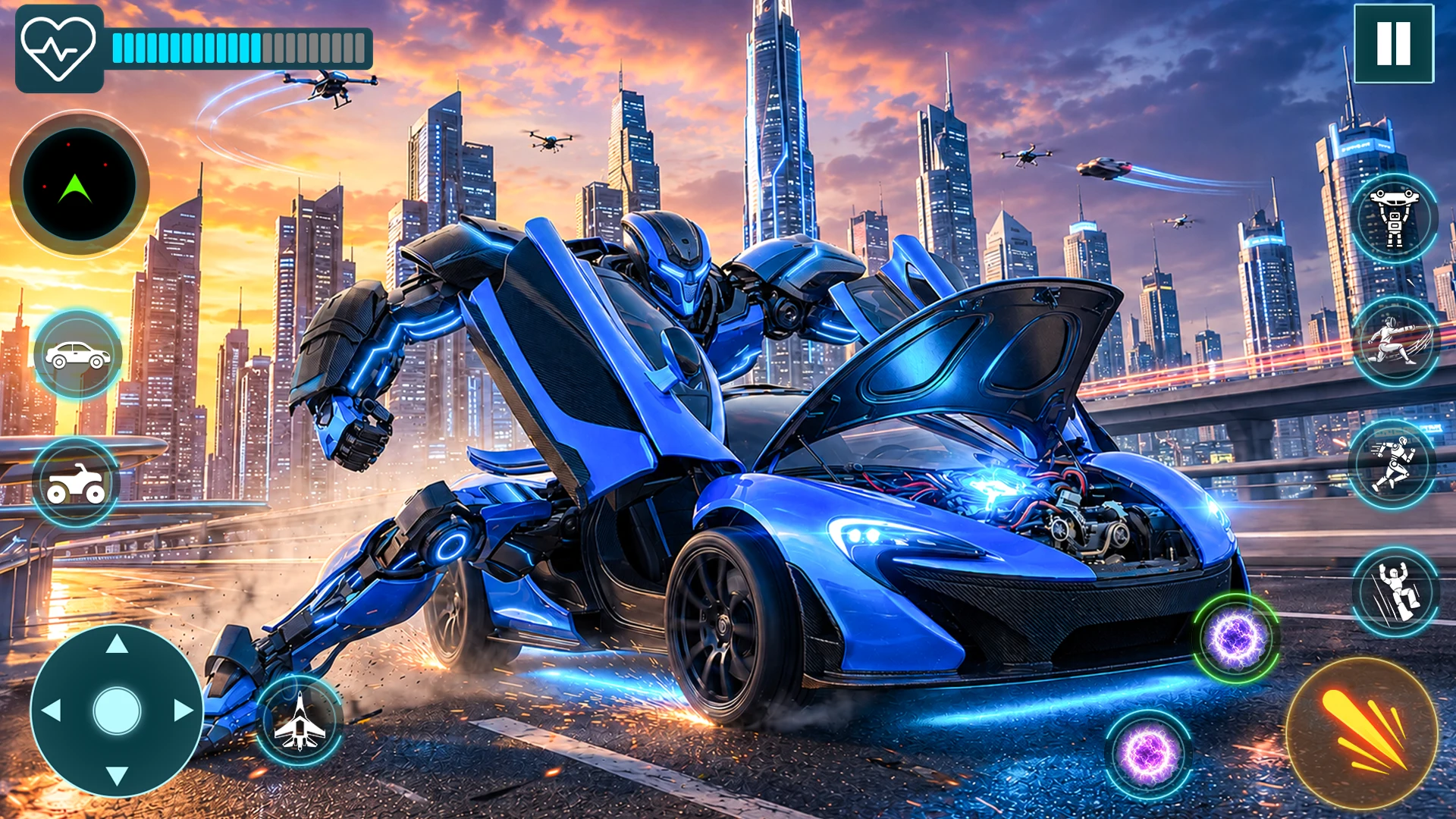 Robot Car Transform Battle screenshot